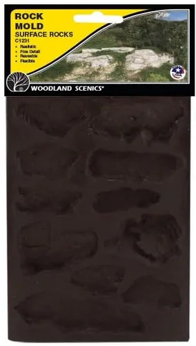 Miniatura 2 de Woodland Scenics Molde de rocas superficiales