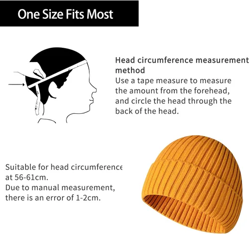 Miniatura 9 de Gorro de invierno para hombre y mujer, gorro de lana de punto para actividades al aire libre y uso diario