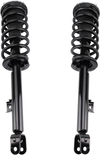 Miniatura 205 de TRQ Conjunto de Amortiguador y Resorte Delantero Cargado con Resorte Helicoidal Pre-ensamblado Compatible con Jeep Cherokee Limited AWD 14-22 Sin