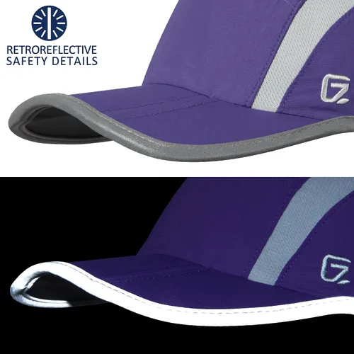 Miniatura 5 de GADIEMKENSD Sombrero reflectante plegable para exteriores, diseño sin estructura, protección solar UPF 50+, sombreros deportivos para mujeres