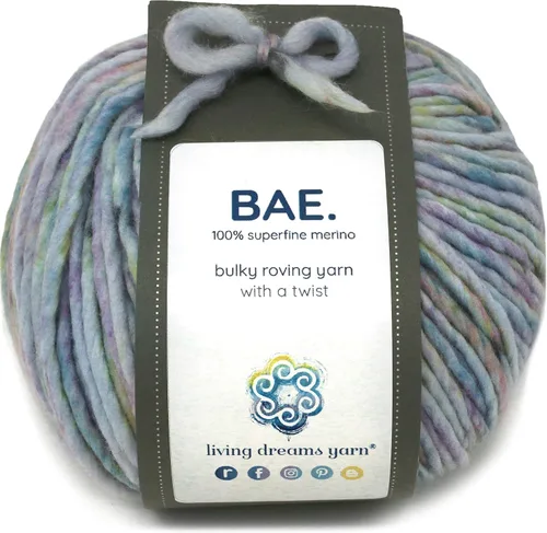 Miniatura 18 de BAE by Living Dreams - Ovillo de lana tierno, fuerte y súper suave para los tejidos de invierno junto a la piel. Hilo de lana merino 100% extrafino