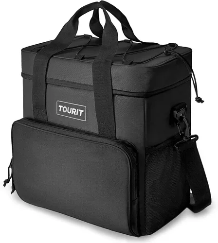Miniatura 11 de TOURIT Bolsa de enfriador suave pequeña aislada, bolsa de enfriador de almuerzo de 24/35/46 latas, caja de hielo, enfriadores portátiles y a prueba