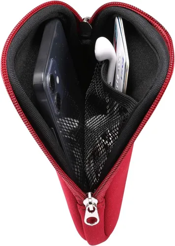 Miniatura 3 de Funda de neopreno para teléfono con cordón para el cuello para Samsung Galaxy S23 Ultra S22 Ultra A03S A23 A32 5G A13 A14 Note 20 Ultra, Moto G Rojo