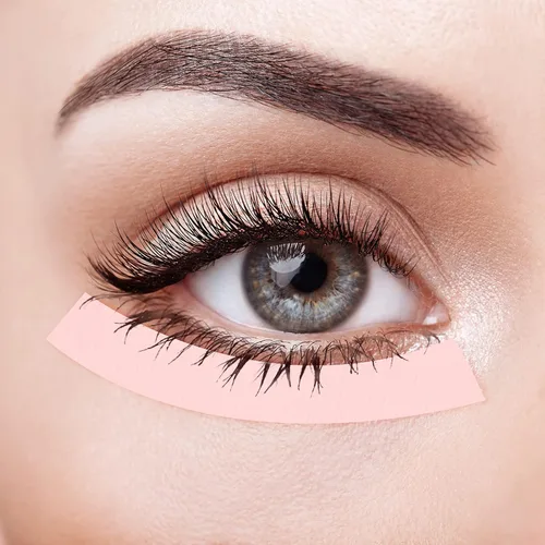 Miniatura 6 de Cinta de extensión de pestañas, cinta adhesiva transpirable, cinta de pestañas de tela no tejida con cortador dispensador de cinta en forma de Rosa