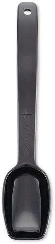 Miniatura 2 de Carlisle FoodService Products Cuchara sólida de plástico, 9 pulgadas, color negro (paquete de 2)