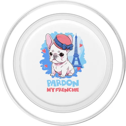 Miniatura 2 de Pardon My Frenchie - Divertido perro toro francés anime, PopSockets MagSafe PopGrip para iPhone