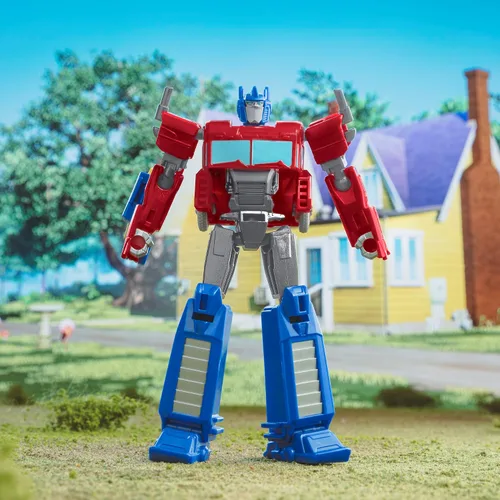 Miniatura 4 de Transformers Toys EarthSpark Warrior Class Optimus Prime figura de acción, 5 pulgadas, juguetes robot para niños a partir de 6 años