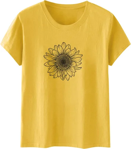Miniatura 110 de Camiseta con estampado de animales para mujer, camiseta de libélula divertida, linda camiseta de manga corta, blusa de primavera 2023, camisas