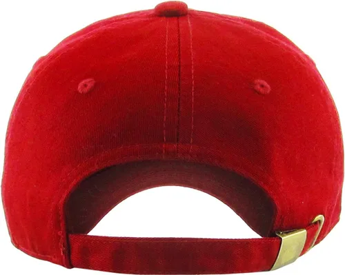 Miniatura 117 de KBETHOS® Gorra de béisbol de algodón ajustable de algodón con corona baja clásica