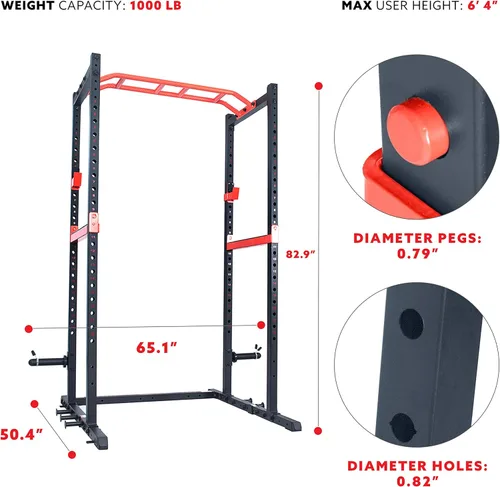 Miniatura 13 de Sunny Health & Fitness Power Zone - Jaula de potencia