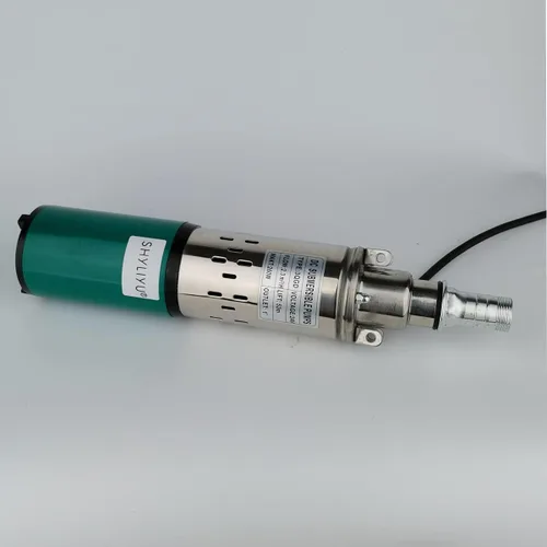 Miniatura 6 de Bomba de pozo sumergible solar DC 24V 260W Pozo profundo 3 "Tubo de acero inoxidable Tornillo 2300L/H Salida de 1 pulgada de elevación alta 53M