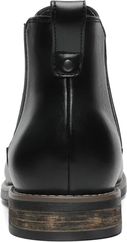 Miniatura 5 de Bruno Marc - Botines de gamuza de cuero para hombre tipo Chelsea