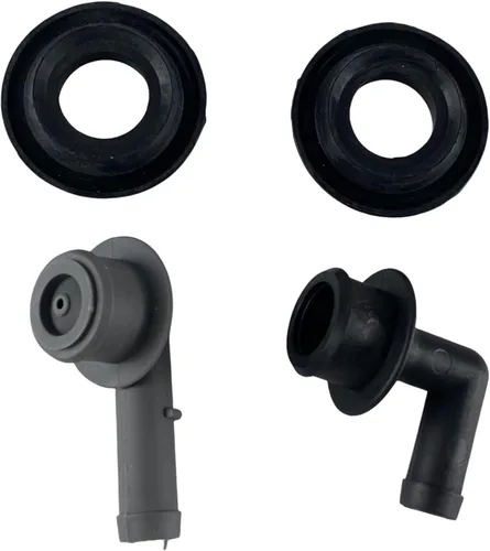 Miniatura 2 de 53013360AA PCV CCV VÁLVULA DE VENTILACIÓN CODO Y OJILLAS PCV CCV 2x Válvula de ventilación codos y 2 ojales compatibles para Jeep Grand Cherokee