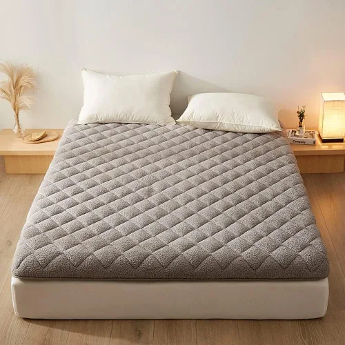 Miniatura 5 de Cubrecolchón de futón plegable japonés con parte inferior transpirable, tapete de tatami Shikibuton, colchón de campamento portátil, para cama