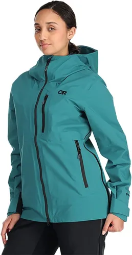 Miniatura 4 de Outdoor Research Chaqueta Hemispheres II para mujer, chaqueta de esquí transpirable GORE-TEX