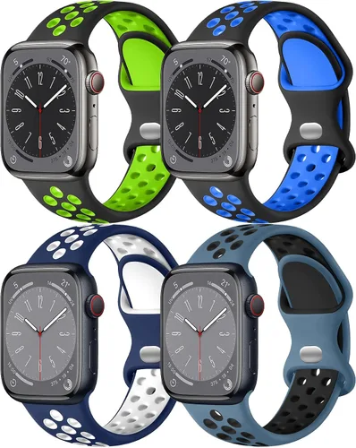 Miniatura 11 de Correa deportiva para correas de Apple Watch de 1.811 in 1.654 in 1.772 in 1.614 in 1.732 in 1.575 in 1.496 in Ultra/2 1.929 in para mujeres
