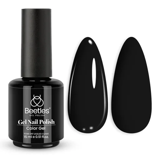 Miniatura 165 de Beetles - Esmalte de uñas de gel verde luminoso que brilla en la oscuridad, esmalte de uñas de gel que se absorbe con lámpara LED UV, arte de uñas
