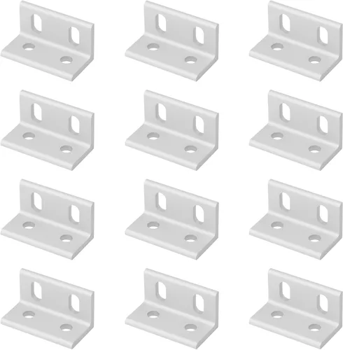 12 piezas de soporte de esquina interior, para perfil de aluminio 2020 2040 | Extrusión l Soporte