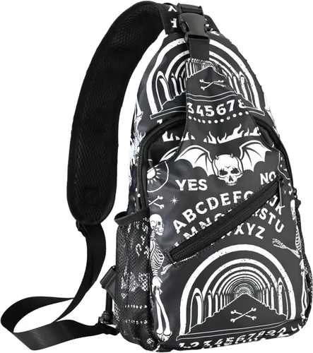 Mochila vintage de elefante, unisex, bolsa cruzada en el pecho, bolsa de hombro para mujeres y hombres, senderismo y viajes