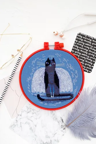 Abris Art Kit punto de cruz Cat AHM-019