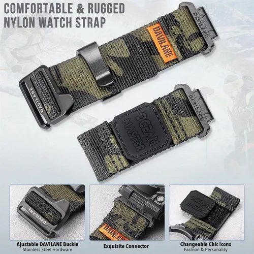 Miniatura 7 de Correa de reloj para Casio G-Shock para hombres DW-D5600/5610/5700/8900, GLS-100/5600/6900/8900, GD-100/110/120/350, correa Casio de 16 mm de cuero