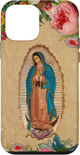 Miniatura 15 de iPhone 13 Nuestra Señora Virgen de Guadalupe Mexicana Católica Religión Fe