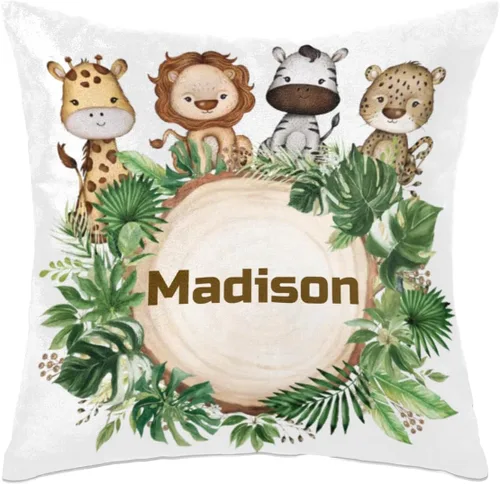 Miniatura 12 de Funda de almohada personalizada con nombre de bebé para bebé, niño y niña, almohada personalizada con nombre, almohada personalizada para sofá