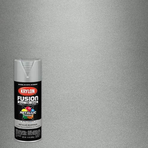 Miniatura 2 de Krylon Fusion - Pintura en aerosol adhesiva todo en uno para uso en interiores y exteriores, 12 onzas, aluminio Icy Grape