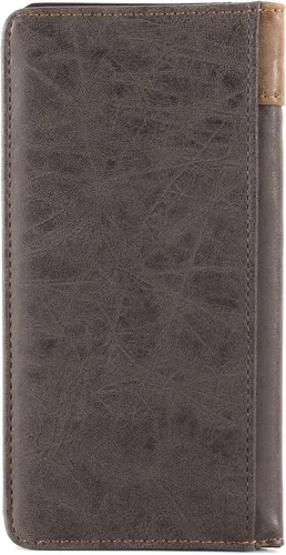 Miniatura 6 de Montana West Western Wallet American Pride Hair-On - Cartera de cuero genuino con herramientas de estrella solitaria, colección floral en relieve