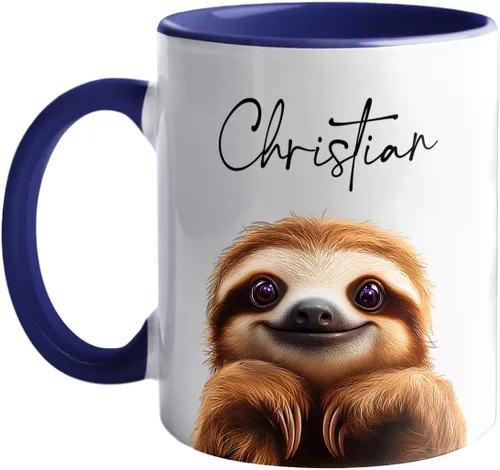 Miniatura 28 de Tazas de café de alpaca personalizadas elige nombre, regalos para hombres, mujeres, amantes de las alpacas, taza de café personalizada con acento