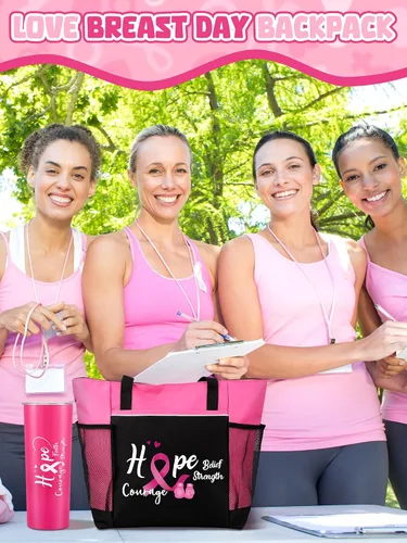 Miniatura 2 de Paterr Paquete de 2 bolsas y bolsas de quimioterapia para mujeres para el cáncer de mama, accesorios para el cáncer de mama