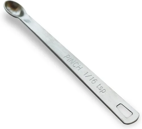 Miniatura 28 de 2 piezas 1/4 cucharadita (1/4 tsp, 1.25 ml, Tad) Cuchara de medición única pequeña, pequeñas cucharas de medida de acero inoxidable individuales