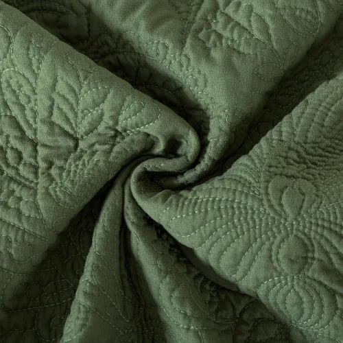 Miniatura 268 de HoneiLife - Juego de colcha de tamaño Queen, juego de ropa de cama de pana bordada de 3 piezas, colcha de lujo, ligera, cálida, para todas las Pana
