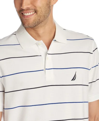 Miniatura 4 de Nautica Camisa polo de manga corta 100% algodón de corte clásico para hombre