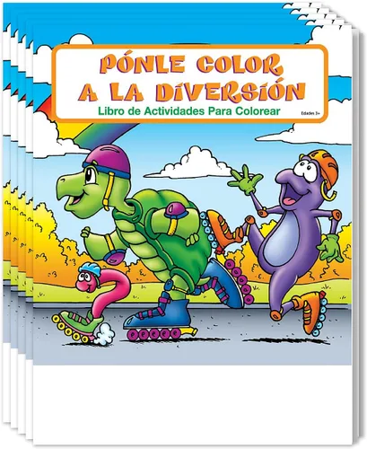 Miniatura 10 de ZOCO Libros para colorear divertidos para colorear (paquete de 50 unidades, con crayones) - Juegos, rompecabezas, actividades para niños Con ceras