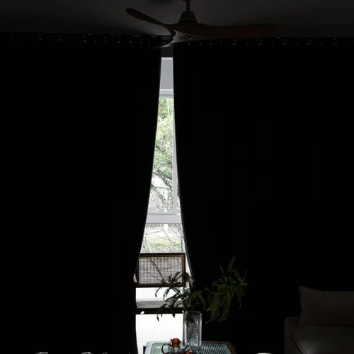 Miniatura 2 de Cortinas Opacas Beige para Ventanas de 54 Pulgadas de Largo, Juego de 2 Paneles con Ojales, Cortinas Opacas que Ahorran Energía, Reducen el Ruido