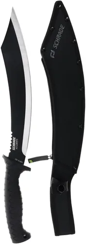 Miniatura 5 de Schrade Delta Class Decimate Kukri 20.75in with 14.5in 3Cr13 Steel Blade and Non-Slip Grip for Outdoor Survival, Camping, and Bushcraft