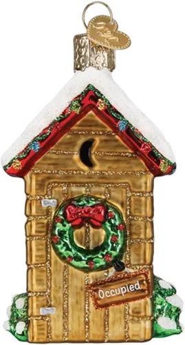 Miniatura 2 de Old World Christmas Adorno de vidrio soplado de malvavisco quemado para árbol de Navidad, decoración navideña hecha a mano, colección de camping