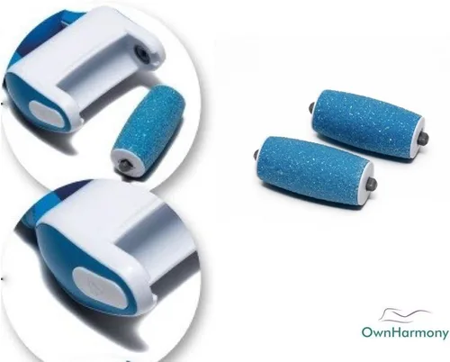 Miniatura 6 de Own Harmony 3 rodillos de repuesto extra gruesos que mejor se ajustan para removedor eléctrico de callos CR900 – Cuidado de pies para pies sanos