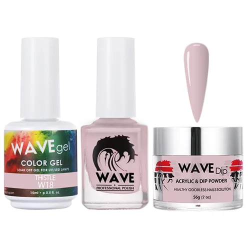 Miniatura 154 de WAVEGEL - Juego de gel de remojo, laca de uñas y polvo acrílico a juego - Colección Simplicity - #P109 Blizzard