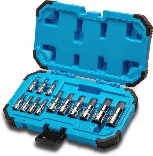 Miniatura 9 de Capri Tools Juego de llaves hexagonales, SAE, serie avanzada, 13 piezas