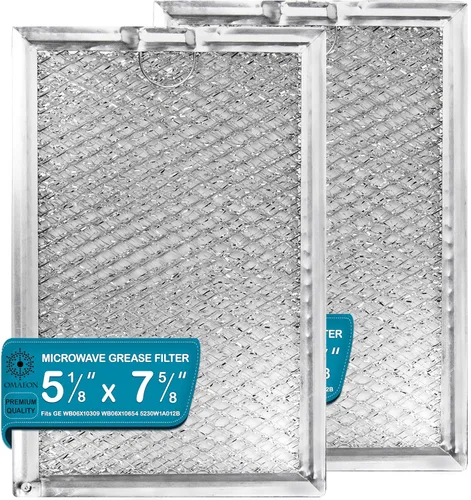 Miniatura 7 de WB06X10309, WB06X10654 Reemplazo del filtro de grasa para horno de microondas para muchas estufas GE WB06X10359, 5230W1A012B - 7-5/8 x 5-1/8 x 1/8