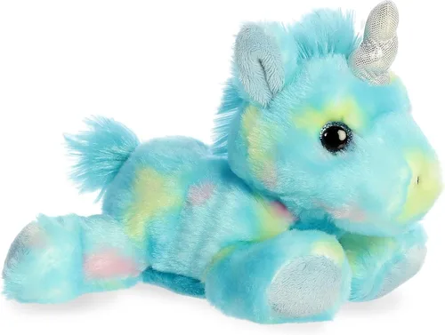 Animal de peluche unicornio brillante de fantasía Blueberry Ripple 16701 de 7 pulgadas de Aurora