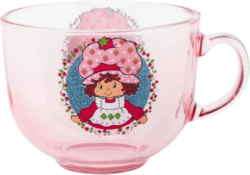 Miniatura 34 de Silver Buffalo Strawberry Shortcake Bake the World a Better Place - Taza ancha de cerámica con leche, 17 onzas