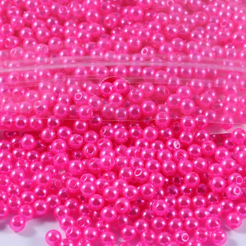 Miniatura 42 de 1970 piezas Cuentas de Perla para Hacer Joyas, 6 Tamaños con Agujero para Pulseras, Collares, Aretes, Kit de Manualidades DIY, Regalos para Mujeres