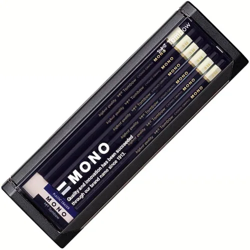 Miniatura 9 de Tombow MONO MONO-2H - Lápices de 2 horas, 1 docena