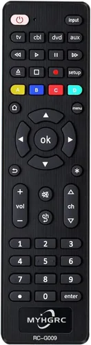 Control remoto universal para todos los televisores, reproductores de Blu-ray/DVD, reproductores multimedia de transmisión, barras de sonido, cajas
