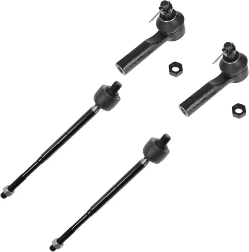 Miniatura 113 de TRQ Juego de barras de acoplamiento delanteras interiores y exteriores de 4 piezas compatible con Jeep Cherokee 1991-2001 y Comanche 91-92