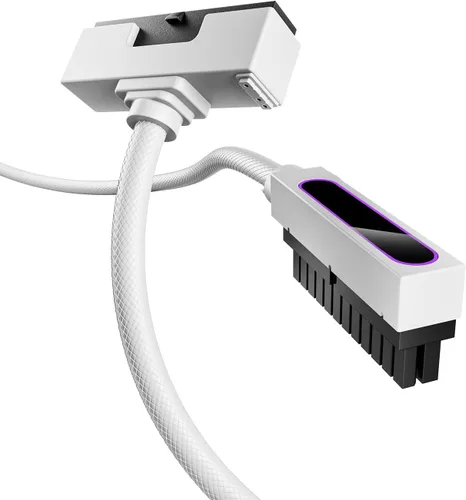 Miniatura 16 de AsiaHorse Hydrus-24PIN PC PSU Extensión de Cable ARGB LED, Cable de Extensión de Energía de la Placa Madre de Cobre Diseño Integrado, 2000W de Negro