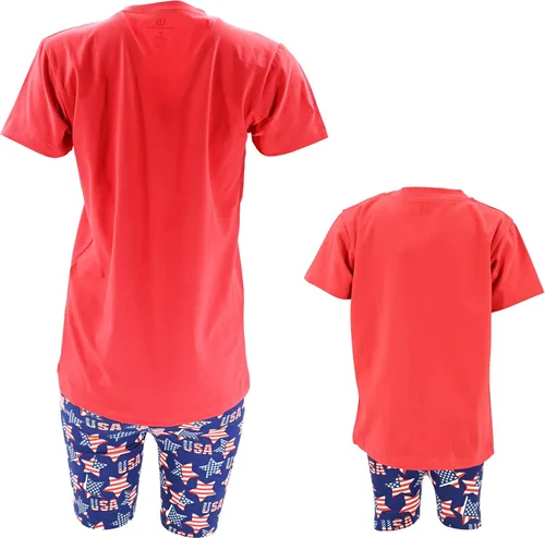 Miniatura 3 de Unique Baby Mini camiseta del 4 de julio Mommy and Me Mama, gris